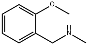 N-甲基-2-甲氧基苄胺 结构式
