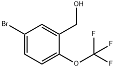 5-溴-2-三氟甲氧基苄醇 结构式