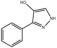 1H-Pyrazol-4-ol, 3-phenyl- (9CI) 结构式
