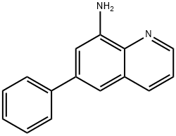 6-Phenyl-8-quinolinamine 结构式