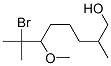7-bromo-6-methoxy-2,7-dimethyloctan-1-ol  结构式