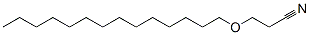 3-(tetradecyloxy)propanenitrile 结构式