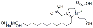 disodium 1,3-bis(carboxymethyl)-4,5-dihydro-1-(2-hydroxyethyl)-2-undecyl-1H-imidazolium dihydroxide 结构式