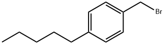 1-(broMoMethyl)-4-n-pentylbenzene 结构式