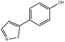 4-(异噻唑-5-基)苯酚 结构式