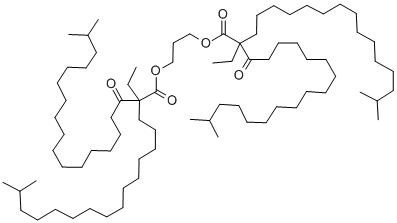 2-乙基-2-[[(异十八烷酰基)氧基]甲基]-1,3-丙二异十八烷酸酯 结构式