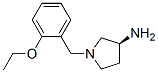 3-Pyrrolidinamine,1-[(2-ethoxyphenyl)methyl]-,(3S)-(9CI) 结构式
