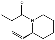 Piperidine, 2-ethenyl-1-(1-oxopropyl)-, (2R)- (9CI) 结构式