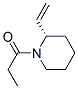 Piperidine, 2-ethenyl-1-(1-oxopropyl)-, (2S)- (9CI) 结构式