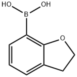 (2,3-二氢-1-苯并呋喃-7-基)硼酸 结构式