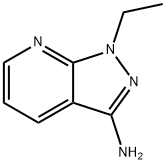 1-ETHYL-1H-PYRAZOLO[3,4-B]PYRIDIN-3-YLAMINE 结构式