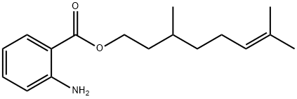 CITRONELLYL ANTHRANILATE 结构式