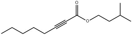 2-辛炔酸异戊酯 结构式