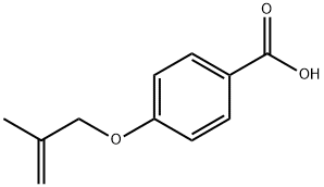 4-((2-甲基烯丙基)氧基)苯甲酸 结构式