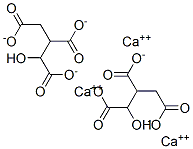 1-hydroxypropane-1,2,3-tricarboxylic acid, calcium salt 结构式