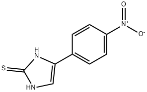 1-(4-硝基苯基)-1H-咪唑-2(5H)-硫酮 结构式