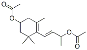 4-[3-(Acetyloxy)-1-butenyl]-3,5,5-trimethyl-3-cyclohexen-1-ol acetate 结构式