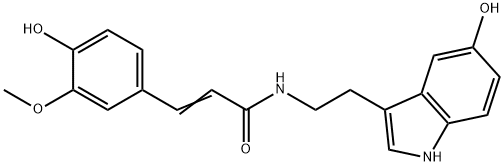 N-阿魏羟色胺 结构式