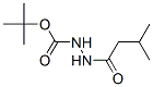 Hydrazinecarboxylic acid, 2-(3-methyl-1-oxobutyl)-, 1,1-dimethylethyl ester 结构式