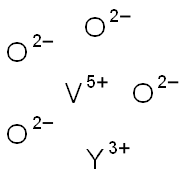 Vanadium yttrium oxide (VYO4), europium-doped 结构式