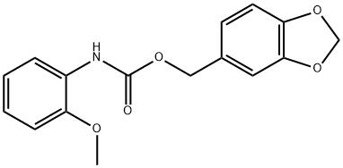 Carbanilic acid, o-methoxy-, piperonyl ester (7CI, 8CI) 结构式