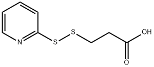 3-(2-吡啶二硫代)丙酸 结构式
