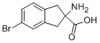 2-AMINO-5-BROMO-2,3-DIHYDRO-1H-INDENE-2-CARBOXYLIC ACID 结构式