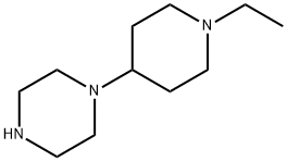 1-(1-乙基哌啶-4-基)哌嗪 结构式