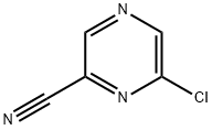 6-氰基-2-氯吡嗪 结构式