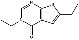Thieno[2,3-d]pyrimidin-4(3H)-one, 3,6-diethyl- (9CI) 结构式