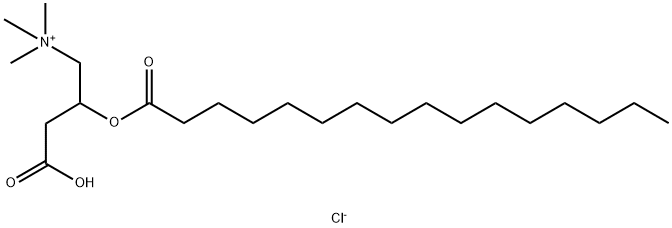PALMITOYL-DL-CARNITINE CHLORIDE 结构式