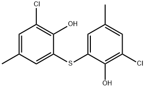 2,2'-thiobis[6-chloro-p-cresol] 结构式