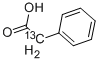 苯乙酸-Α-13C 结构式