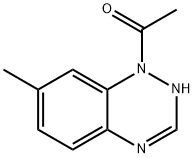 1,2,4-Benzotriazine,  1-acetyl-1,2-dihydro-7-methyl-  (9CI) 结构式