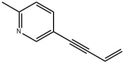 Pyridine, 5-(3-buten-1-ynyl)-2-methyl- (9CI) 结构式