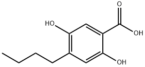 Benzoic acid, 4-butyl-2,5-dihydroxy- (9CI) 结构式