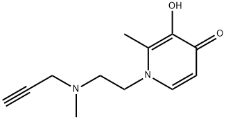 4(1H)-Pyridinone, 3-hydroxy-2-methyl-1-[2-(methyl-2-propynylamino)ethyl]- (9CI) 结构式