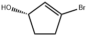 2-Cyclopenten-1-ol,3-bromo-,(1S)-(9CI) 结构式