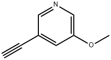 5-乙炔基-3-甲氧基吡啶 结构式