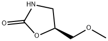 S-5-METHOXYMETHYL-2-OXAZOLIDINONE 结构式
