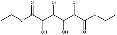 diethyl 2,3,4,5-tetrahydroxyhexanedioate 结构式