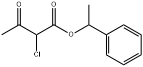 1-phenylethyl 2-chloroacetoacetate 结构式