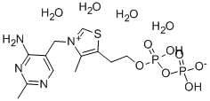 辅羧酶四水合物 结构式