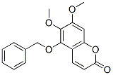 5-Benzyloxy-6,7-dimethoxycoumarin 结构式