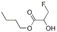 Propanoic  acid,  3-fluoro-2-hydroxy-,  butyl  ester 结构式