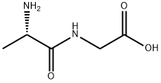 L-丙氨酰甘氨酸 结构式