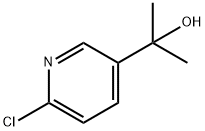 2-(6-氯-3-吡啶基)-2-丙醇 结构式