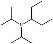 N,N-二异丙基-3-戊胺 结构式