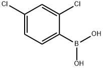 2,4-二氯苯硼酸 结构式