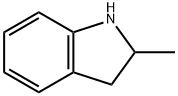 2-甲基吲哚啉 结构式